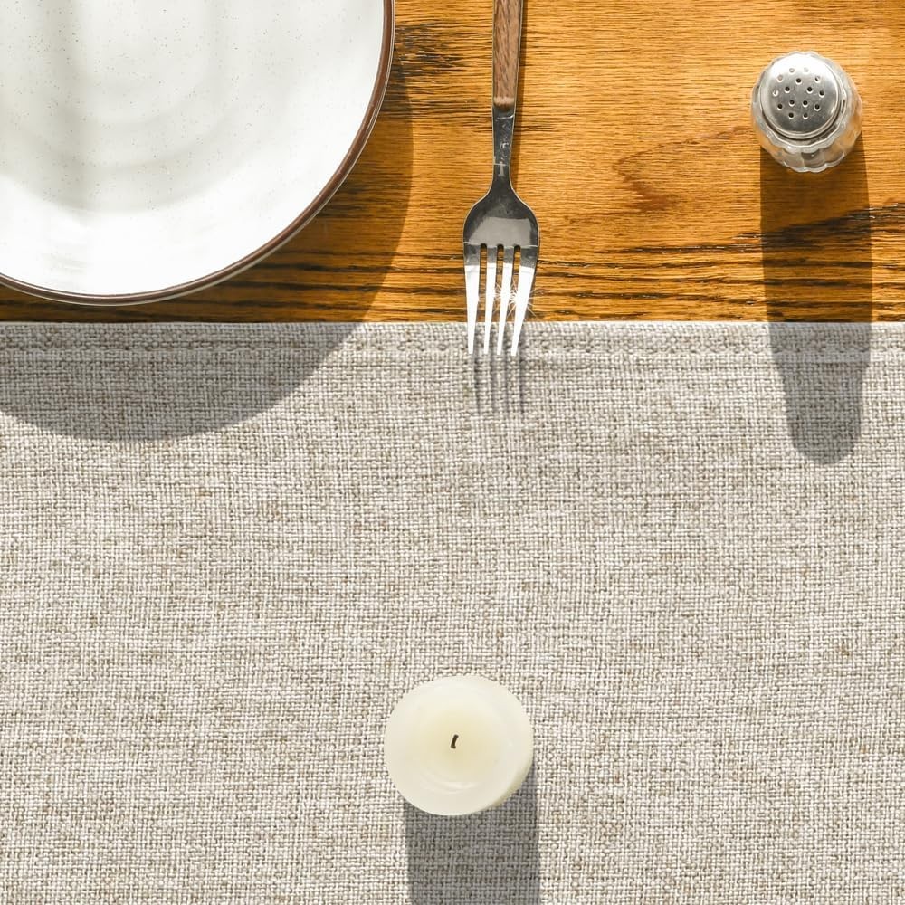 Artoid Mode 13x72" Light Brown Table Runner - Washable Fall Dining Decor New