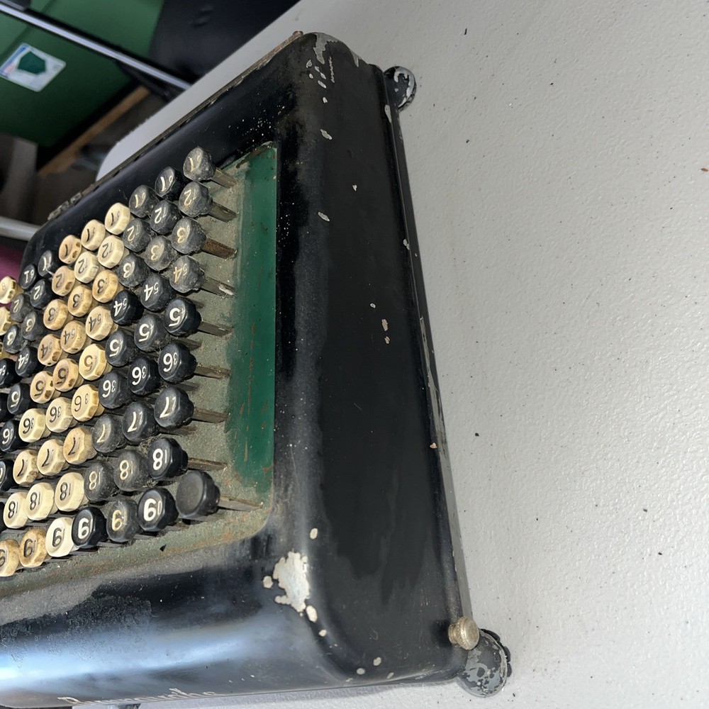 VINTAGE ANTIQUE BURROUGHS ADDING MACHINE CALCULATOR