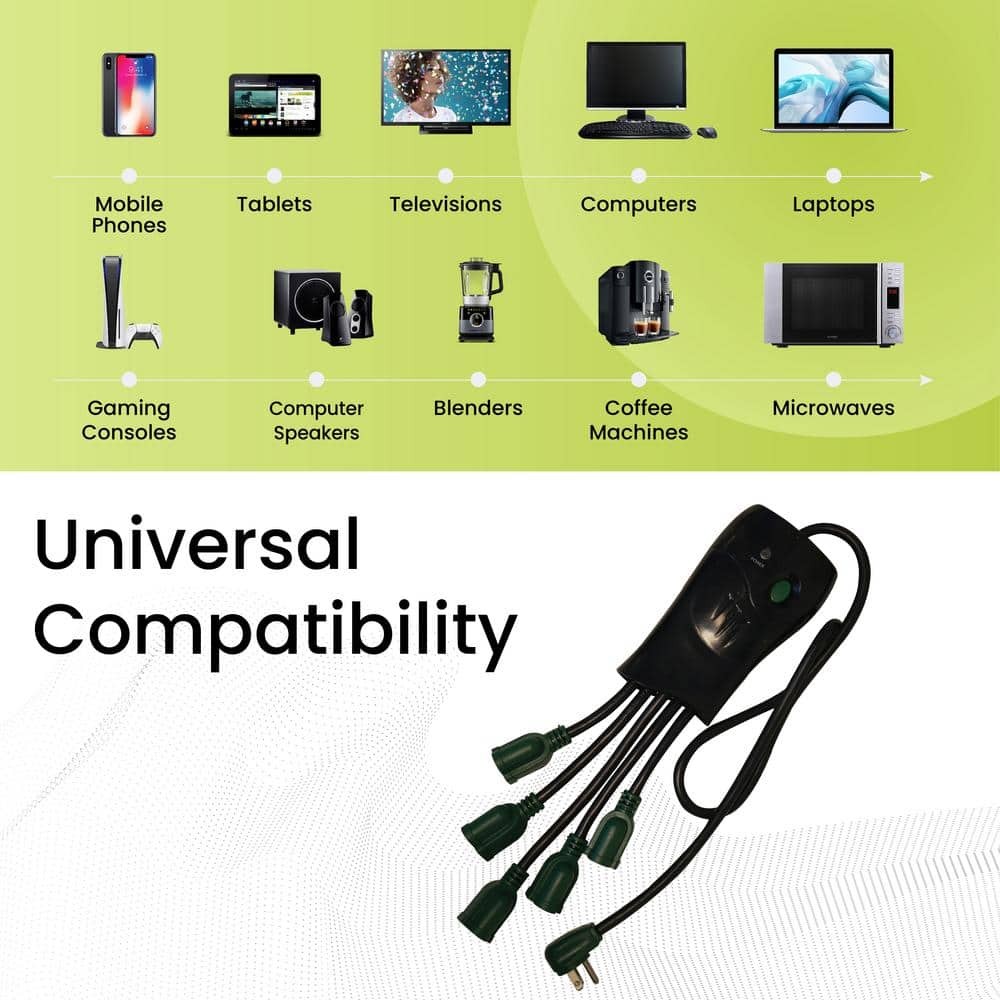 5 Outlet Octopus Surge Protector