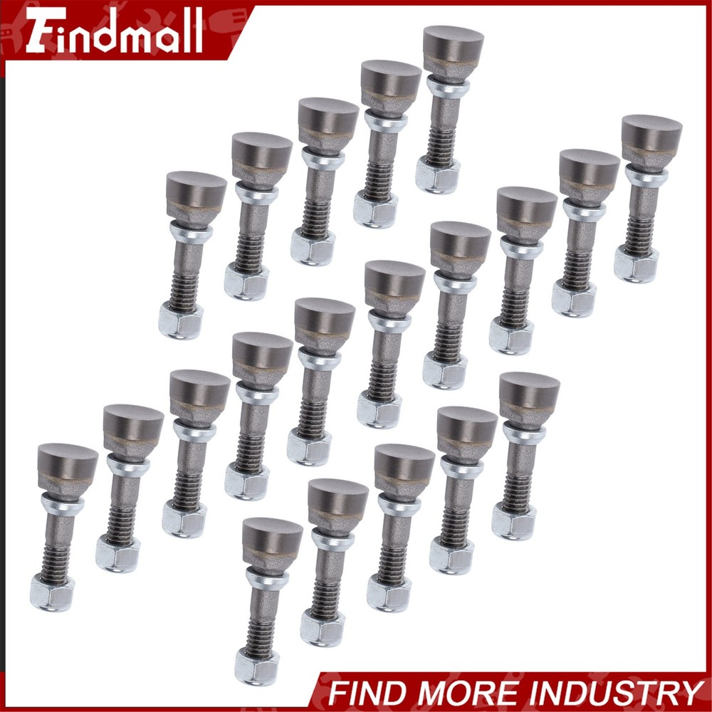 Findmall 20 Pcs Stump Grinder Teeth Compatible 500 Replace For Stump Removal