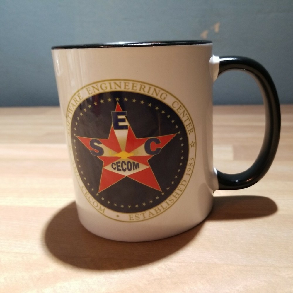 SEC CECOM / ISD Intelligence Support Division Coffee Mug Software Engineering