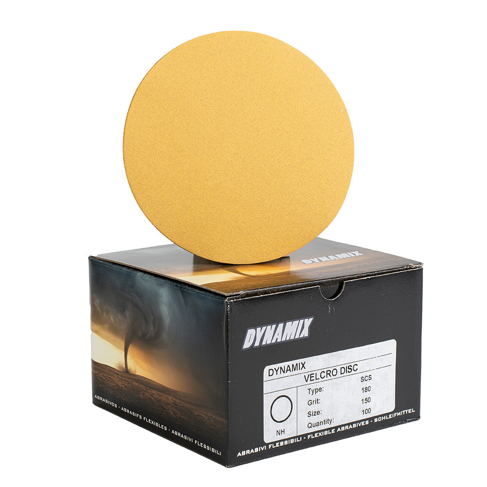 DYNAMIX Hook & Loop 6'' Sanding Discs, Orbital DA Sander Paper Pads