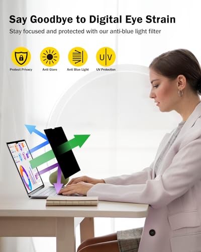 360° Privacy Screen Protector Compatible with MacBook Pro 16 Inch (2019-2020)