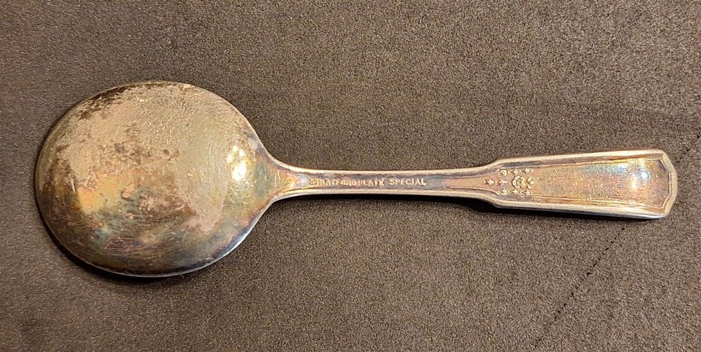 Vintage Stratford Plate Special Baby Child Spoon 1924 Shakespeare Pattern