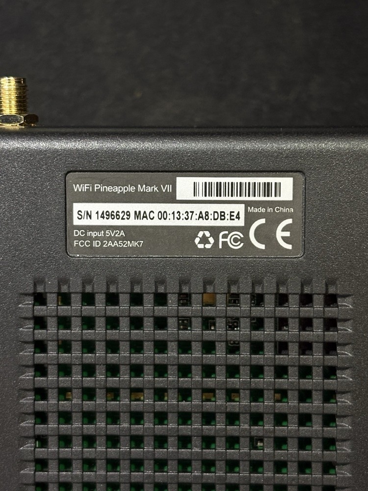 Hak5 Wi-Fi Pineapple Mark VII Tetra Pentesting Tool
