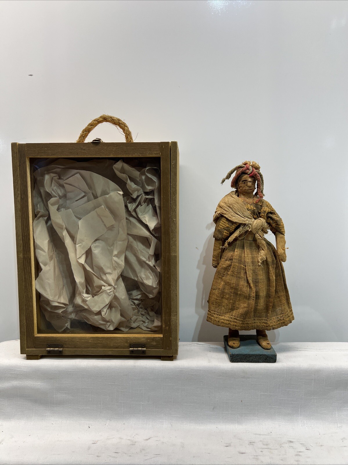 Antique Native American  Indian Female Doll