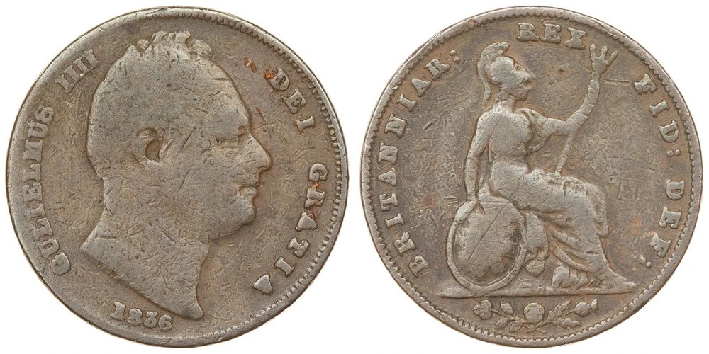 Great Britain - 1 Farthing 1836 - William IV