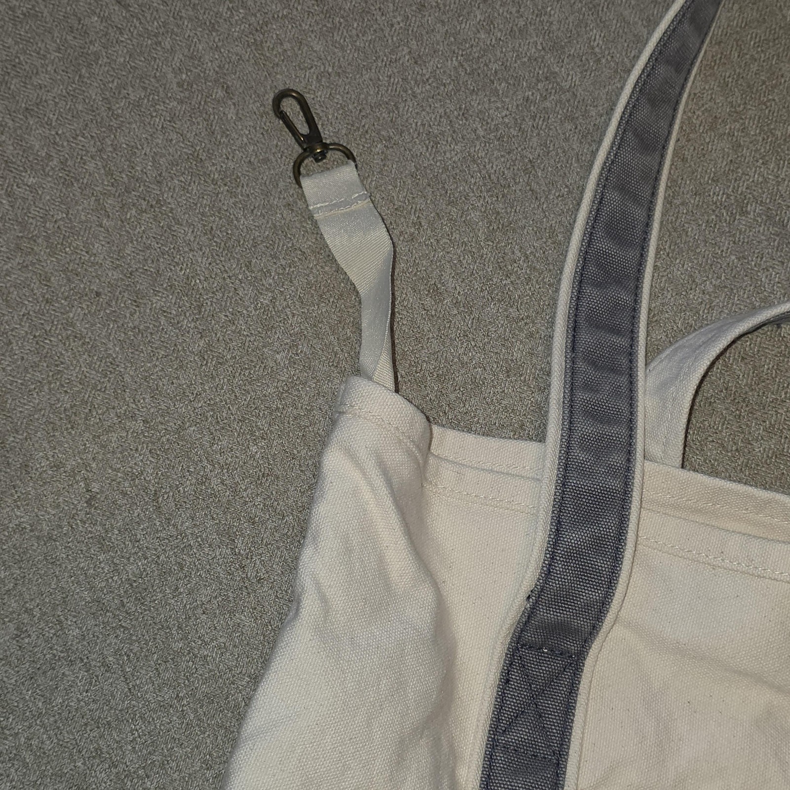 Disney Walt Disney World Mickey Mouse Large Beige Canvas Logo Tote Shoulder Bag