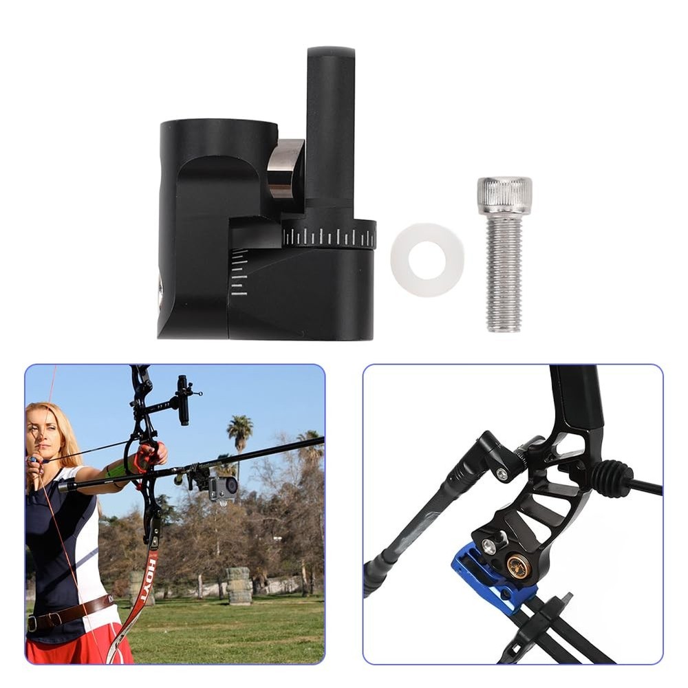 Archery Single Side Adjustable V Bar Mount,Compound Bow Quick Release Improve