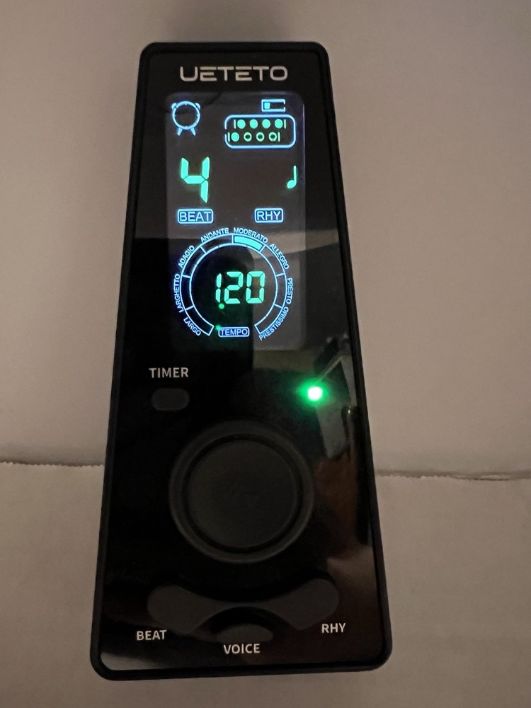 Electronic Digital Metronome W/ Timer Vocal Counting for Piano Guitar Drum