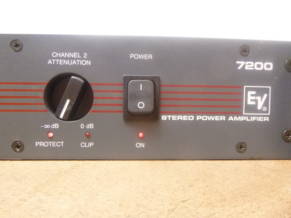 EV Model 7200 Stereo Power Amplifier - AS-IS