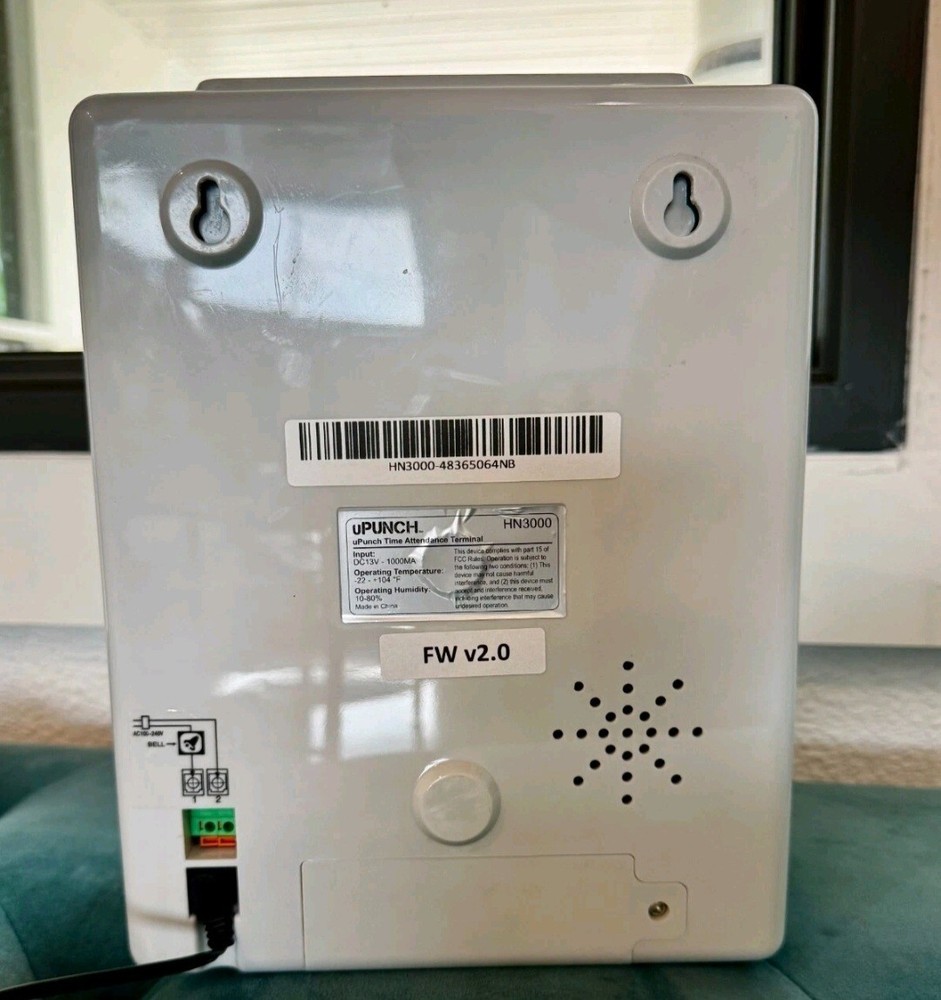 UPunch Time Clock HN3000 MACHINE ONLY