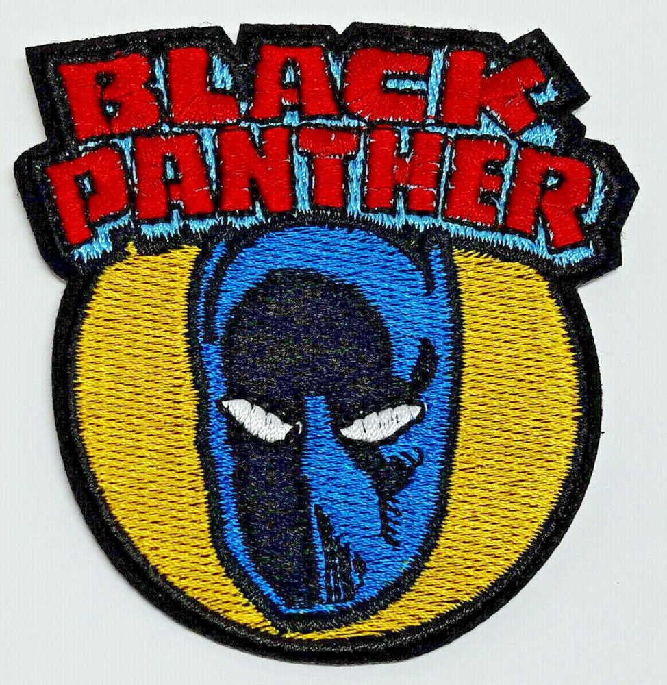 Ckassic Black Panther Comic Book Logo  3"  Patch- Mailed from USA