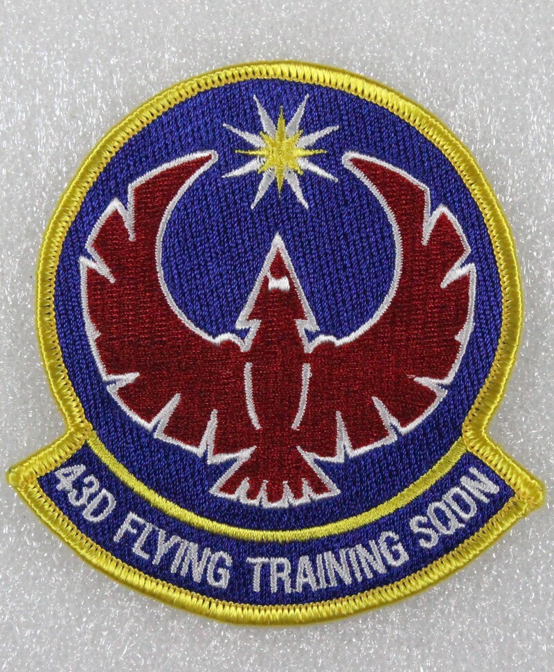 USAF Air Force Patch: 43rd Flying Training Squadron