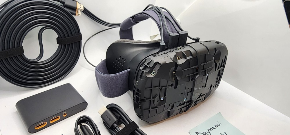 RARE VALVE HTC Vive 🔥PROTOTYPE 🔥 Developer VR Headset Kit, Linkbox, and Cables