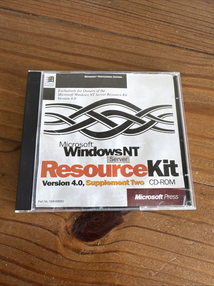 Vintage: Microsoft Windows NT Server CD version 4.0 Resource Kit Supplement 2