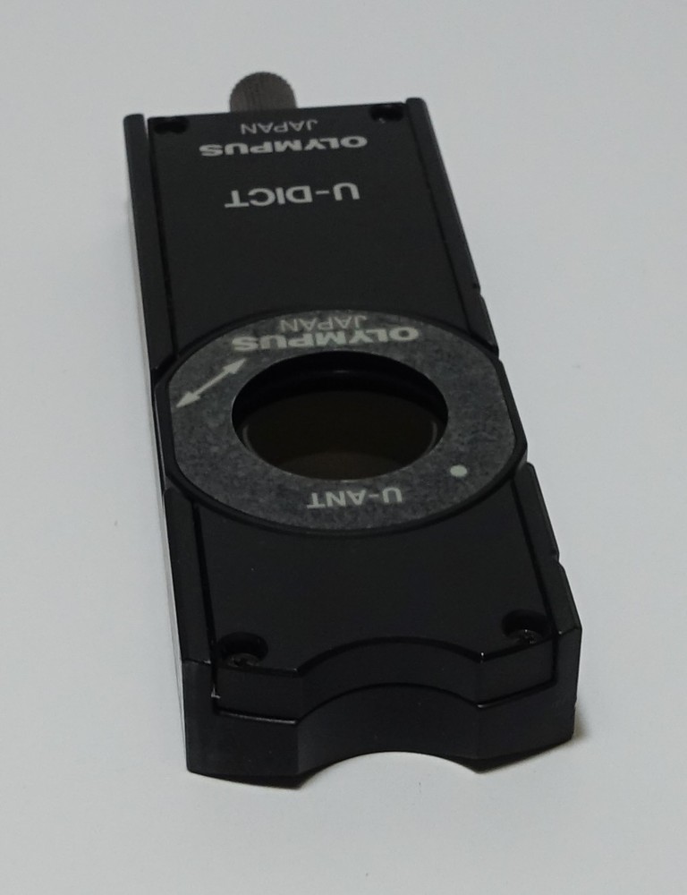 Olympus U-DICT Nomarski Slider + U-ANT Analyzer For DIC Microscope
