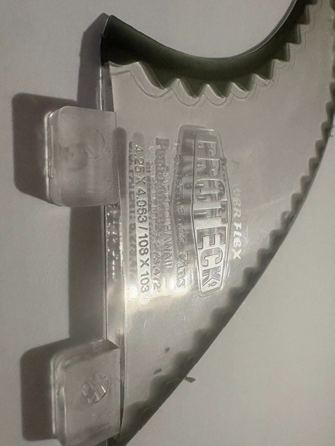 Pro Teck Power Flex 4.25 FCS 1 Side Fin Right only