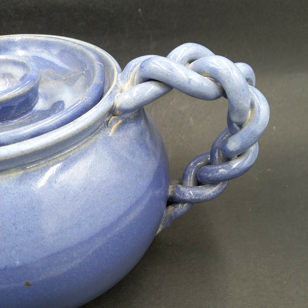 Hand Made Glazed Pottery Tea Pot Teapot