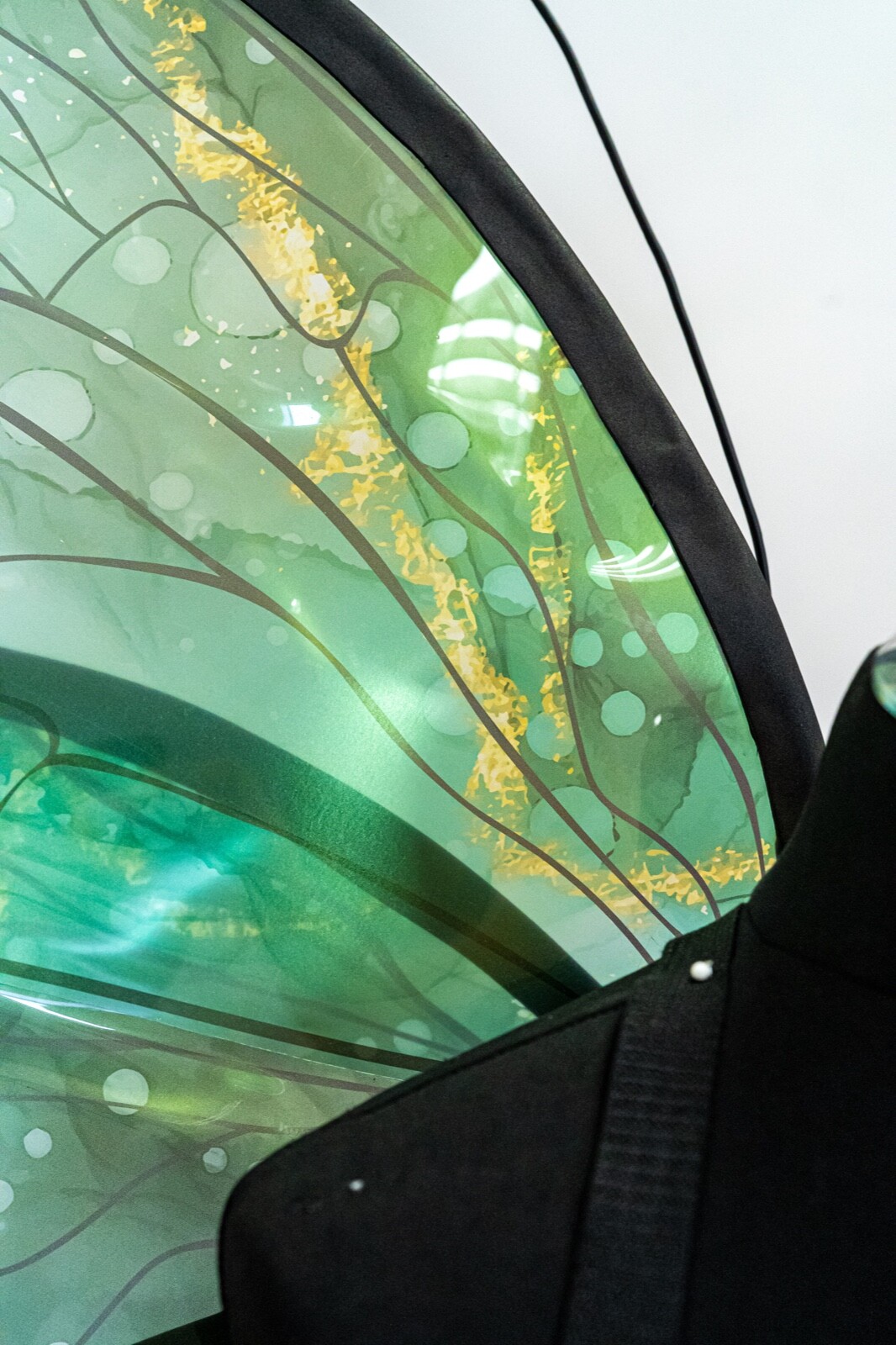 Green Fairy Wings Costume For Adult Butterfly Elf Cosplay Iridescent Halloween