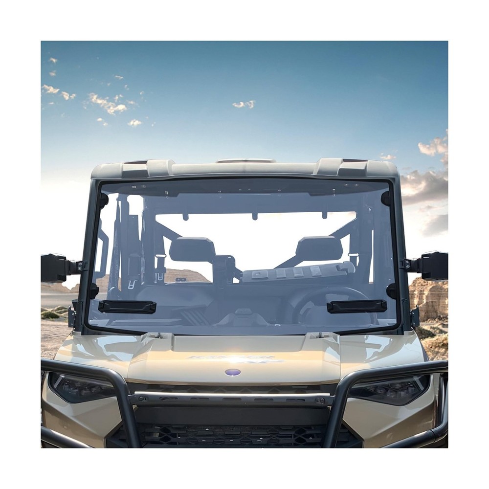 Clear Front Windshield Heavy Duty Scratch Resistant Full Windshield Compatibl...