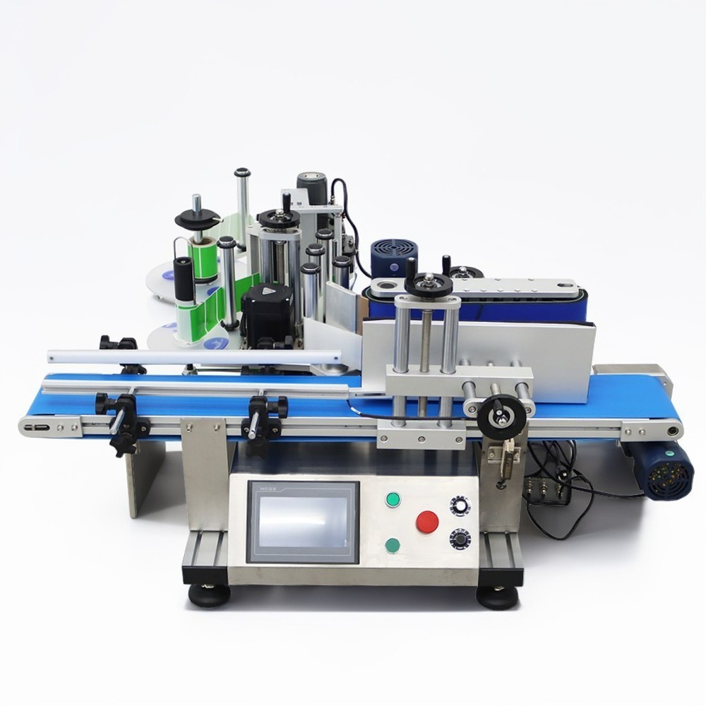 Auto Desktop Conveyor High Speed Coding Labeling Machine with Printer 1.57"-3.9"