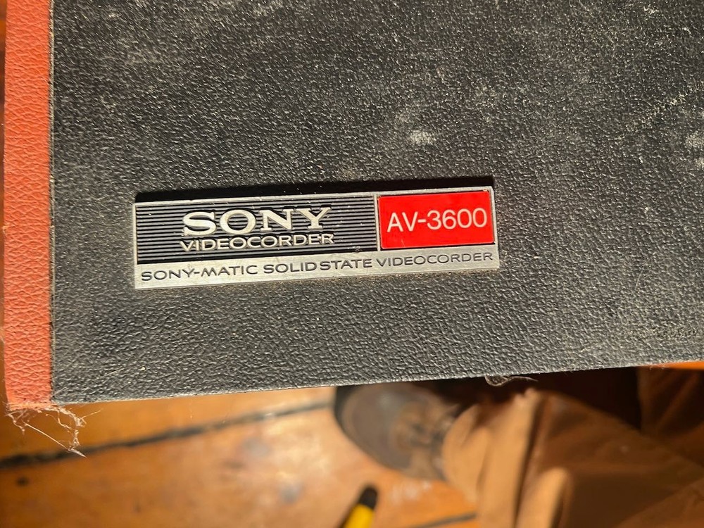 Vintage Sony AV-3600 Solid State Videocorder