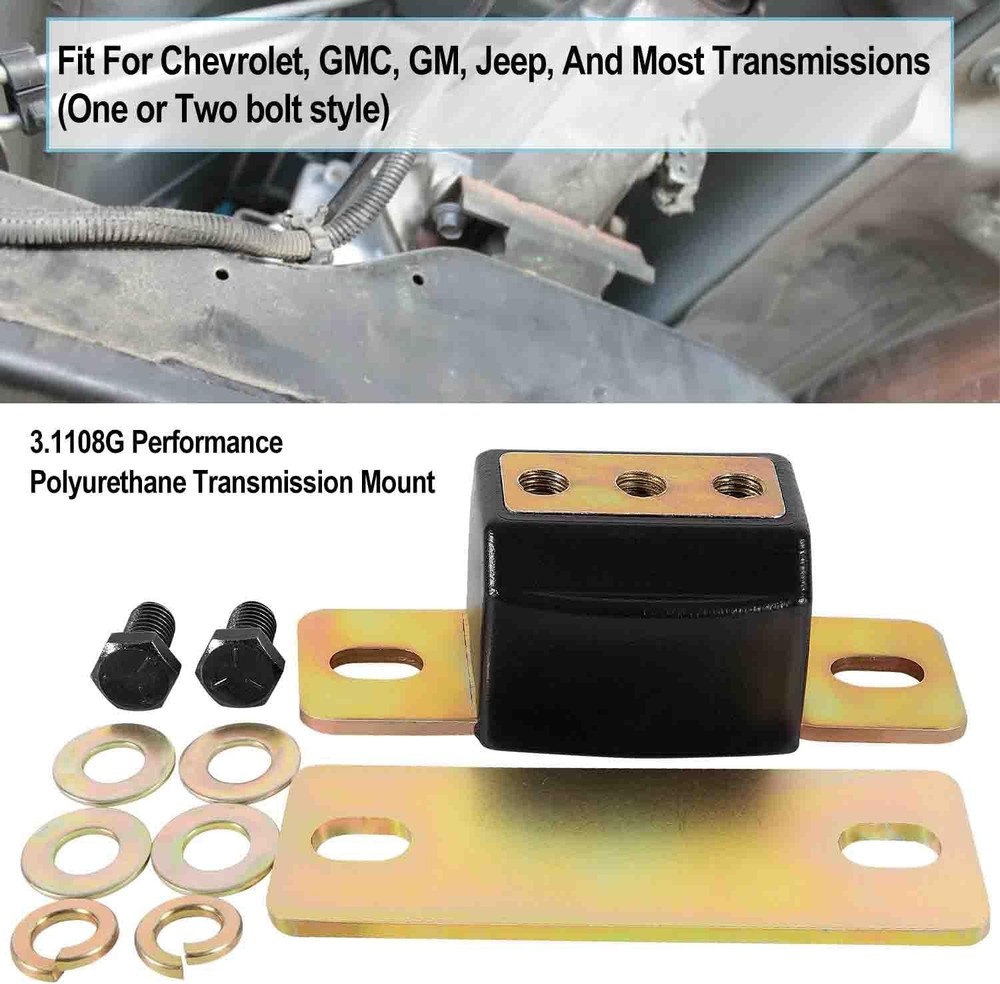 TH350 TH400 Mount Polyurethane GM Transmission Bracket