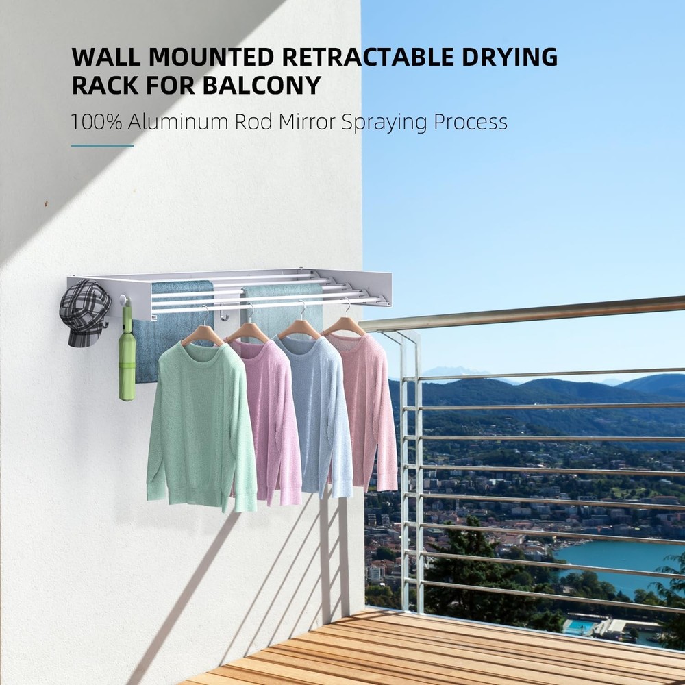 Foldable Wall Mounted Drying Rack - Foldable Drying Racks