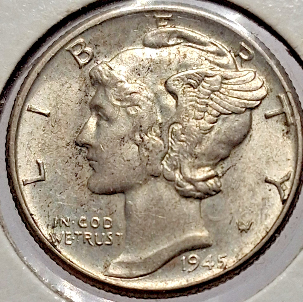 1945 Mercury Dime