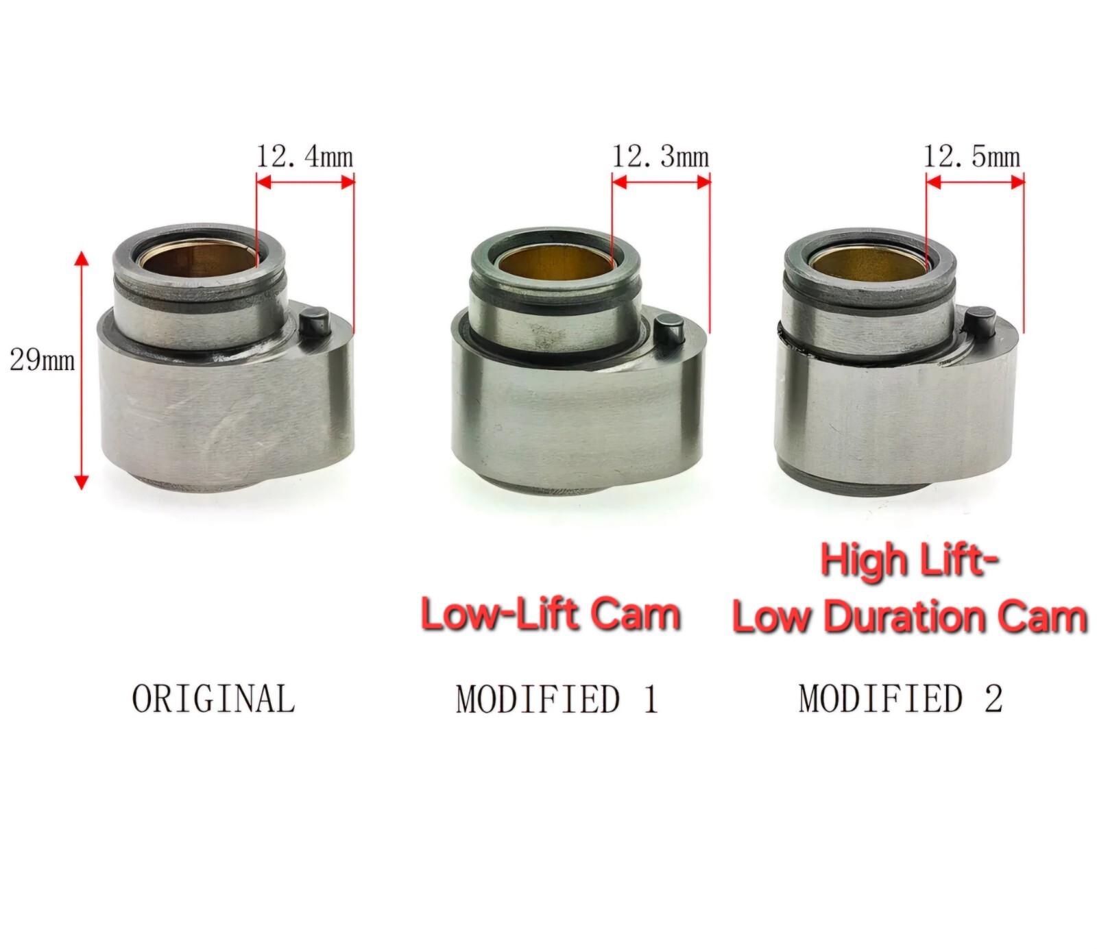 CG250, 200, 150 High-Lift Low Duration Race Cam Lobe (Hawk TaoTao SSR XPro etc)
