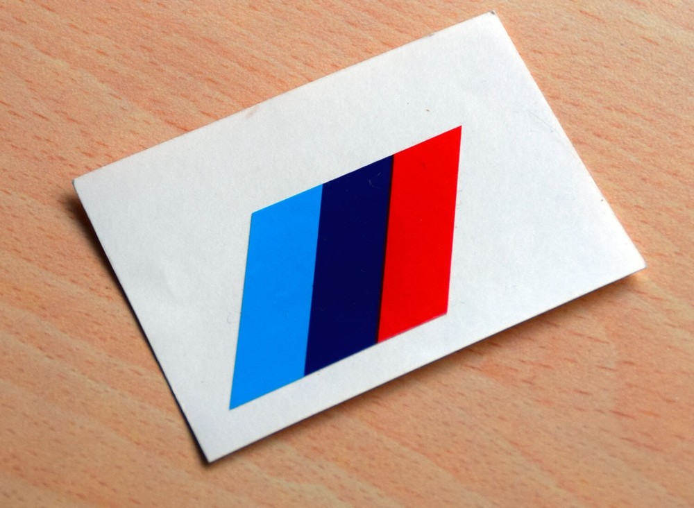 STICKER M REAR BADGE FOR BMW M3 E30 E36 E46 E92 M5 E28 E34 E39 M6