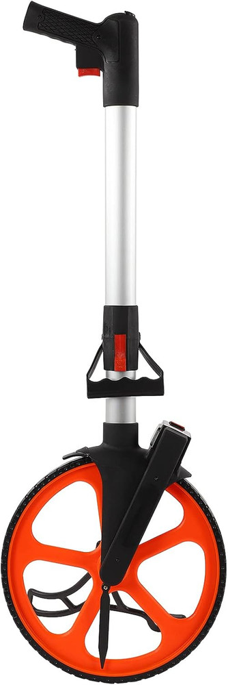 Precision Measuring Wheel - 9999.9M/9999.9Ft Range with Counter