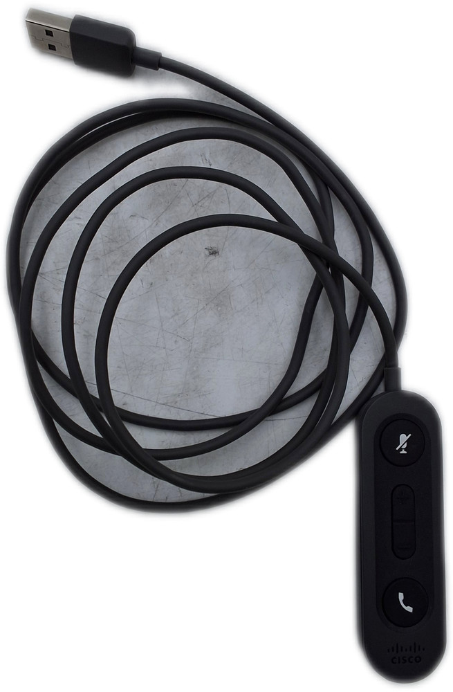 Cisco 522 Wired USB Stereo Headset Boom Mic