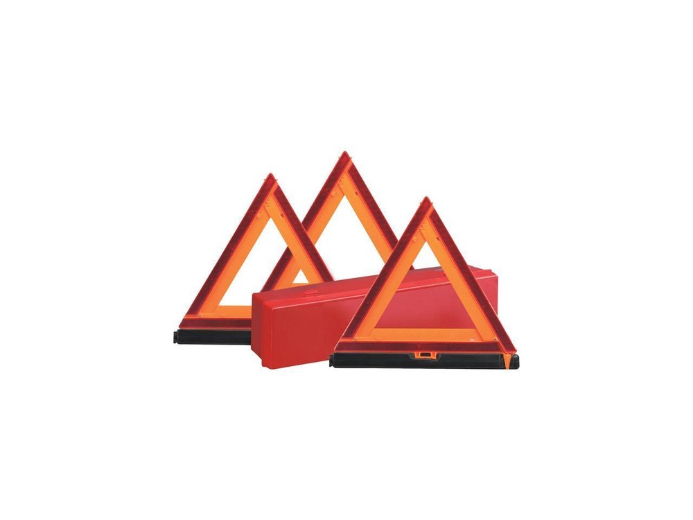 Deflecto Emergency Warning Triangle Kit Orange/Red 73071100