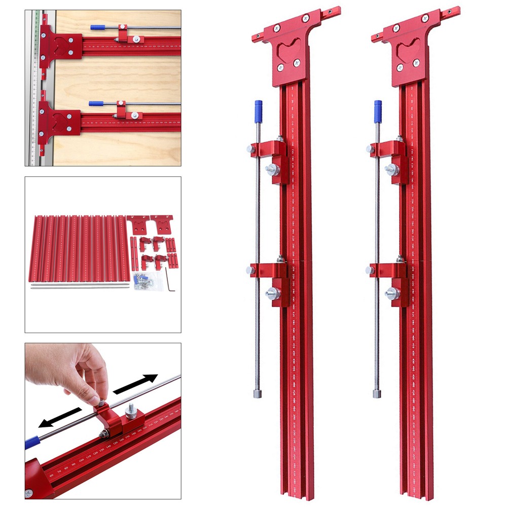 Parallel Rail Guide System Track Saw Woodworking Guide Carpentry Tool Set 120cm