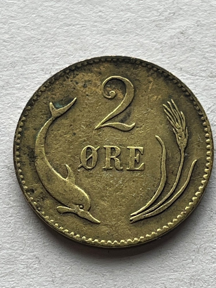 1874 Denmark 2 Ore
