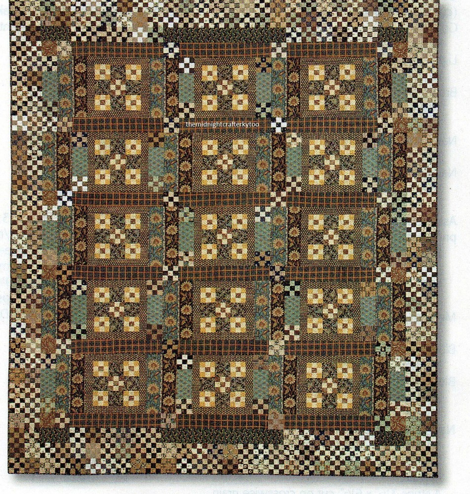 Sunny Nines Quilt Pattern Pieced SM