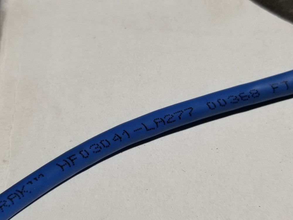 Commscope 6504+ 23/4P Cat6 Media 6 WebTrak U/UTP Plenum Network Cable Blue/100ft