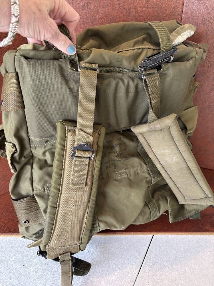 US Army Military Combat Field Pack Backpack With Frame Medium