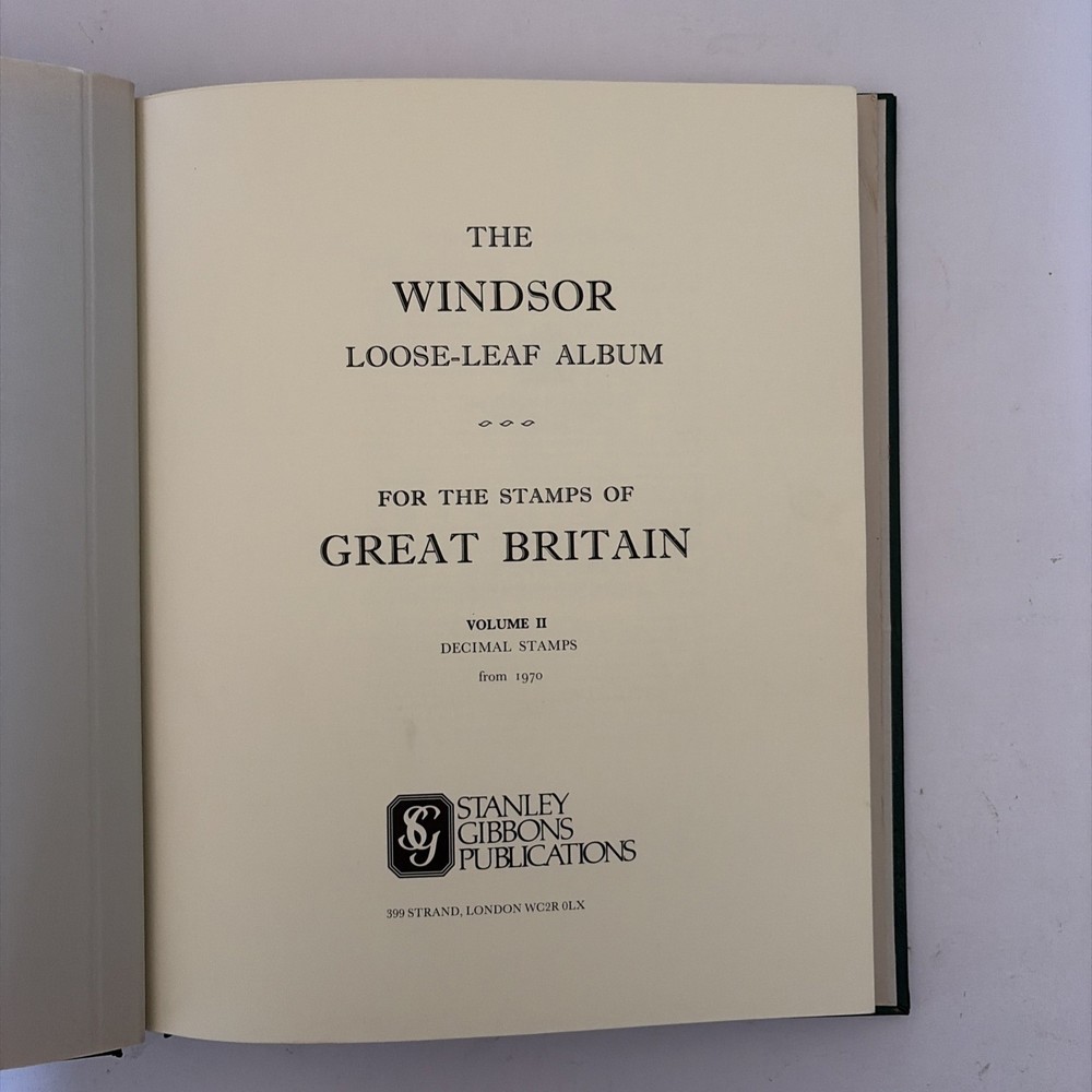 Stanley Gibbons Great Britain Windsor Stamp Album Volume II 1970-1981, Good used