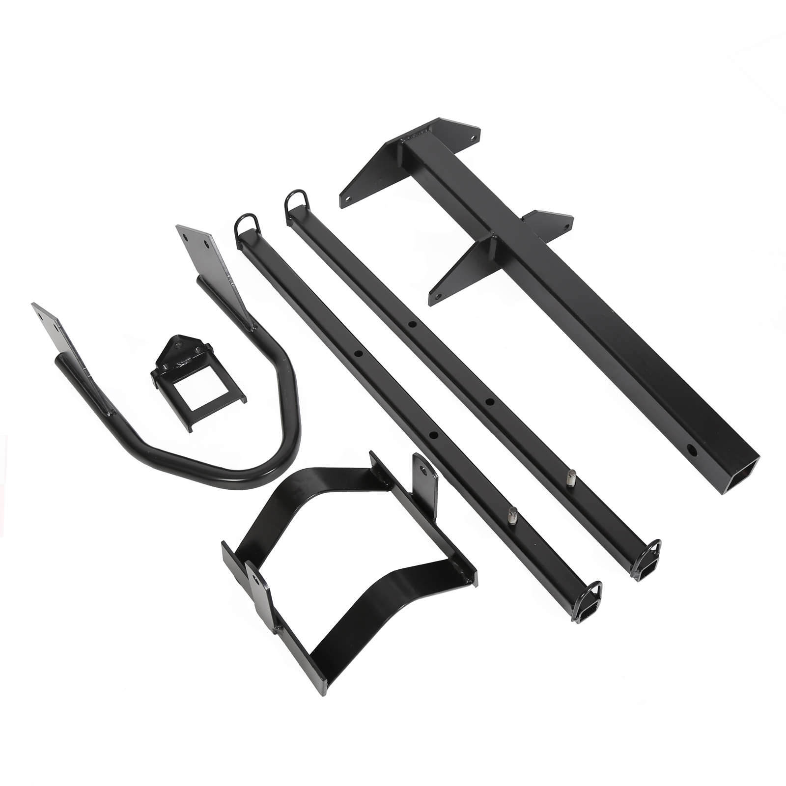 8" Motorcycle Carrier Hitch Rack Mount Dirt Bike Trailer Hitch w/ /Loading Ramp