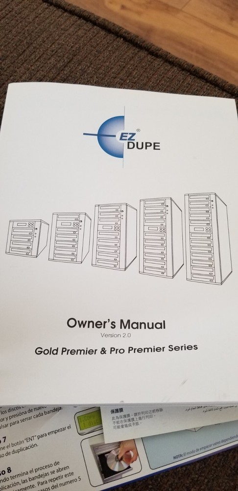 EZ Dupe 3-LG DVD CD DUPLICATOR NEW