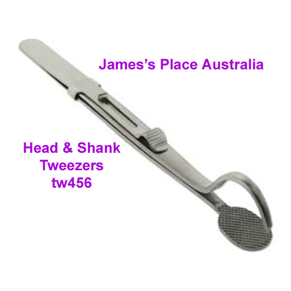 Head & Shank Tweezers - Side Locking