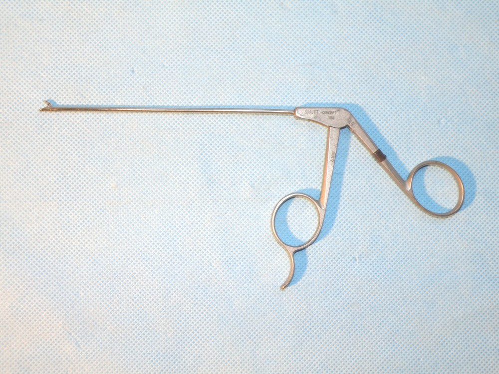 SHUTT Arthroscopy forceps 1.25mm bite straight punch, model 2.1003