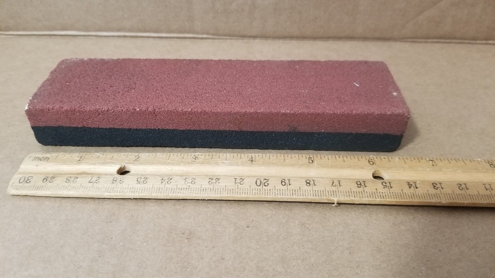 Black & Red Sharpening Stone , VGC