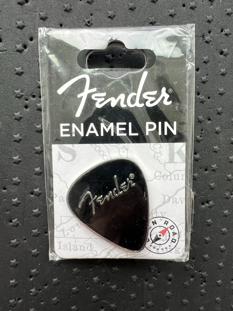 Fender Enamel Pin Fender Guitar MUSIC PICK Pinback