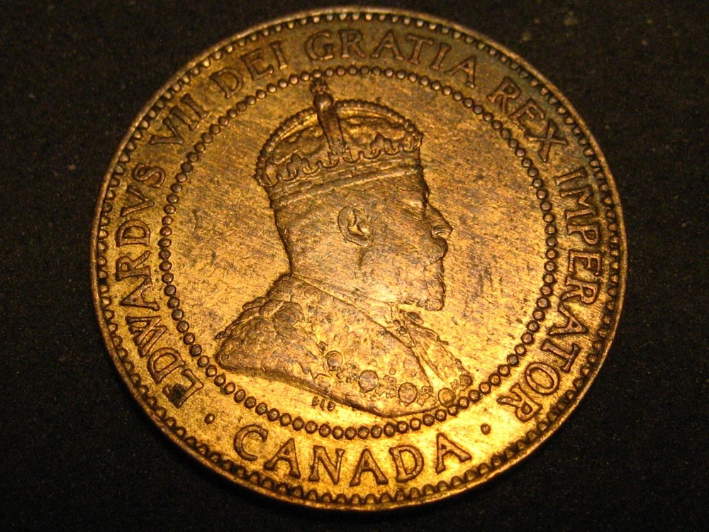 1908 Canadian Large Cent AU #2