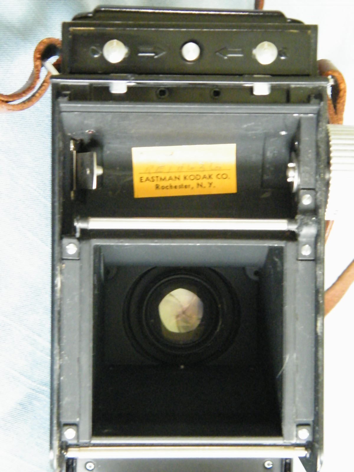 Vintage Kodak Reflex II Camera in Leather Field Case ~ Untested, sold as is