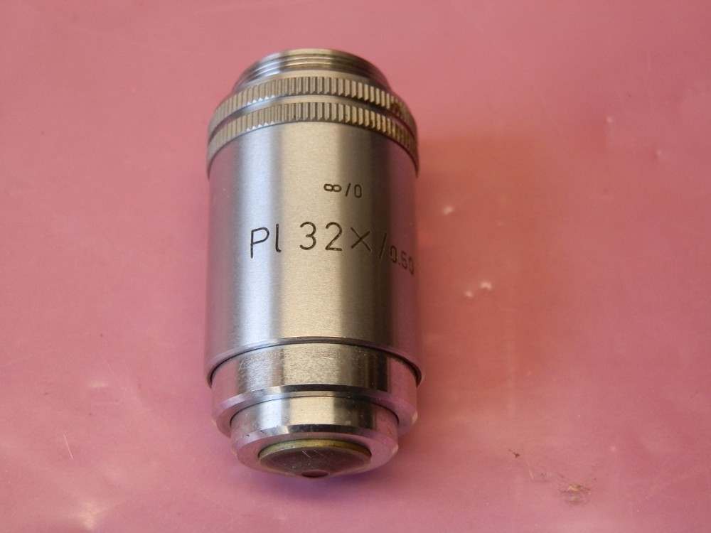 Leitz Wetzlar PL 32x/0.50 00/0 Objective Lens